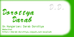 dorottya darab business card